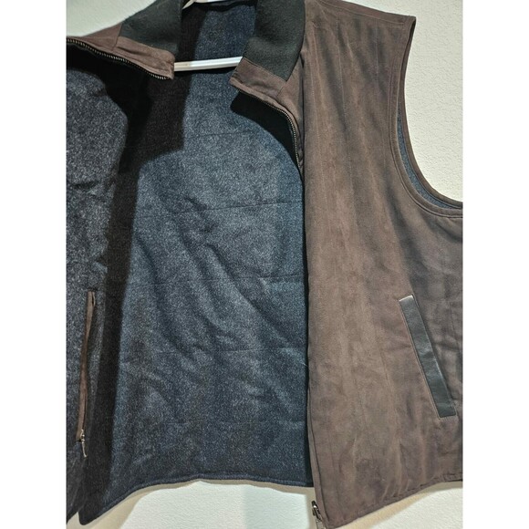 Daniel Cremieux Signature Collection Wool Cashmere Reversible Vest – Size Large - Picture 2 of 13